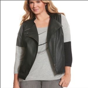 LANE BRYANT MOTO VEST